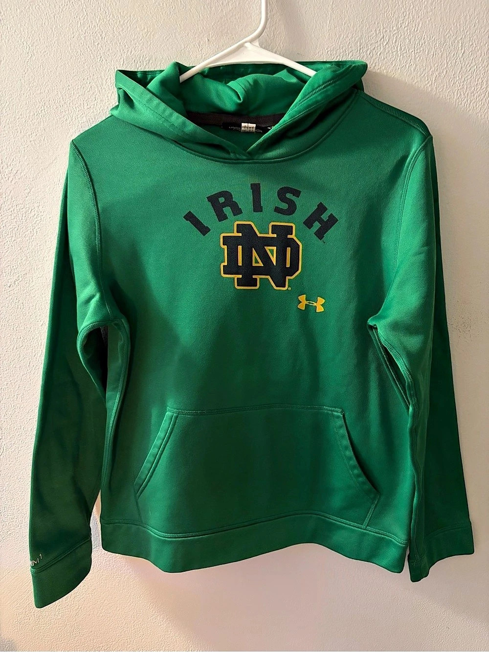 Under Armour Notre Dame Fighting Irish Under Armour Storm 1 Hoodie Green Sz YLG